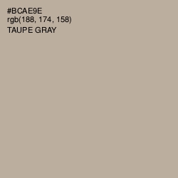 #BCAE9E - Taupe Gray Color Image